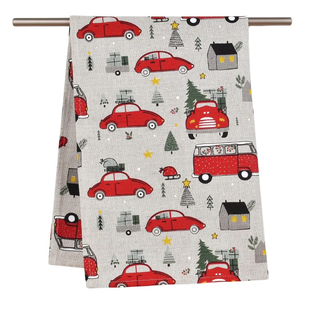 Towel Christmas cars