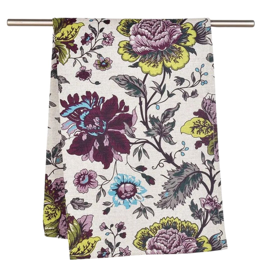 Towel Romantic flowers