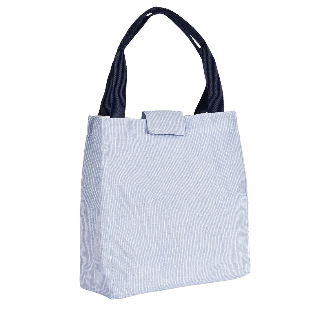 Linen bag with fastening