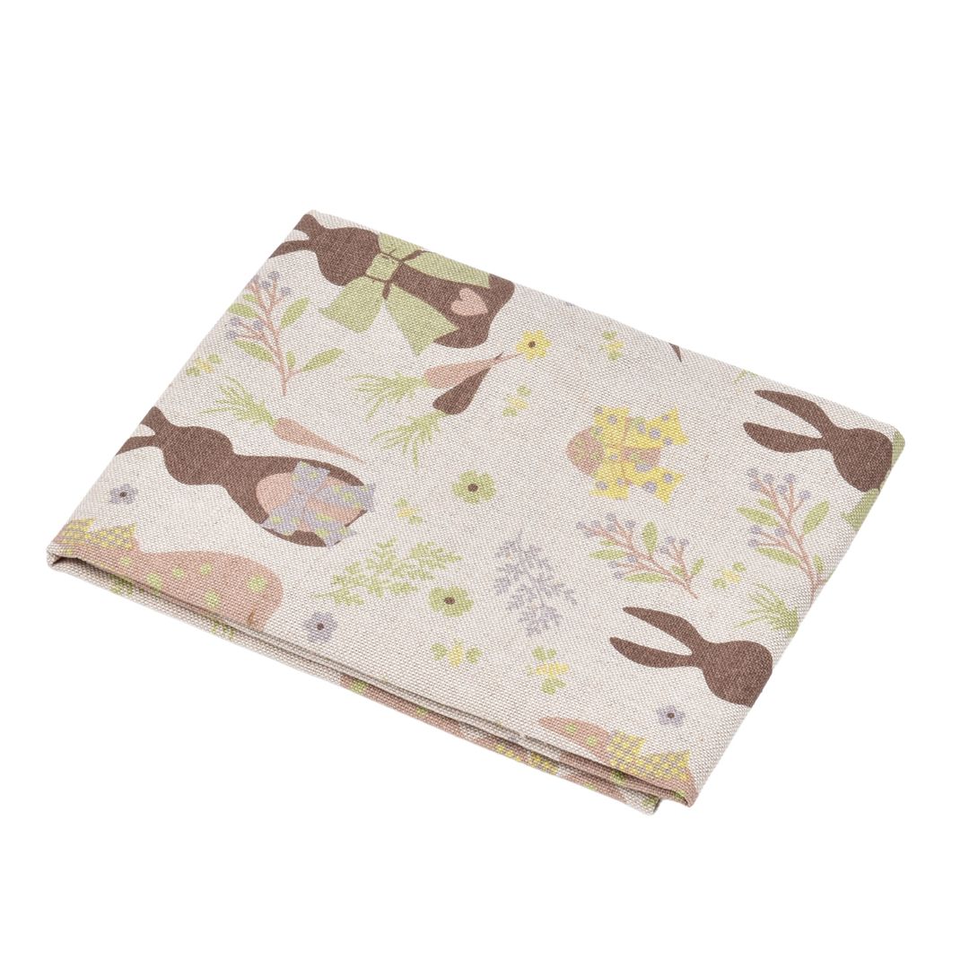 Squere small tablecloth Bunnies, 72x72 cm