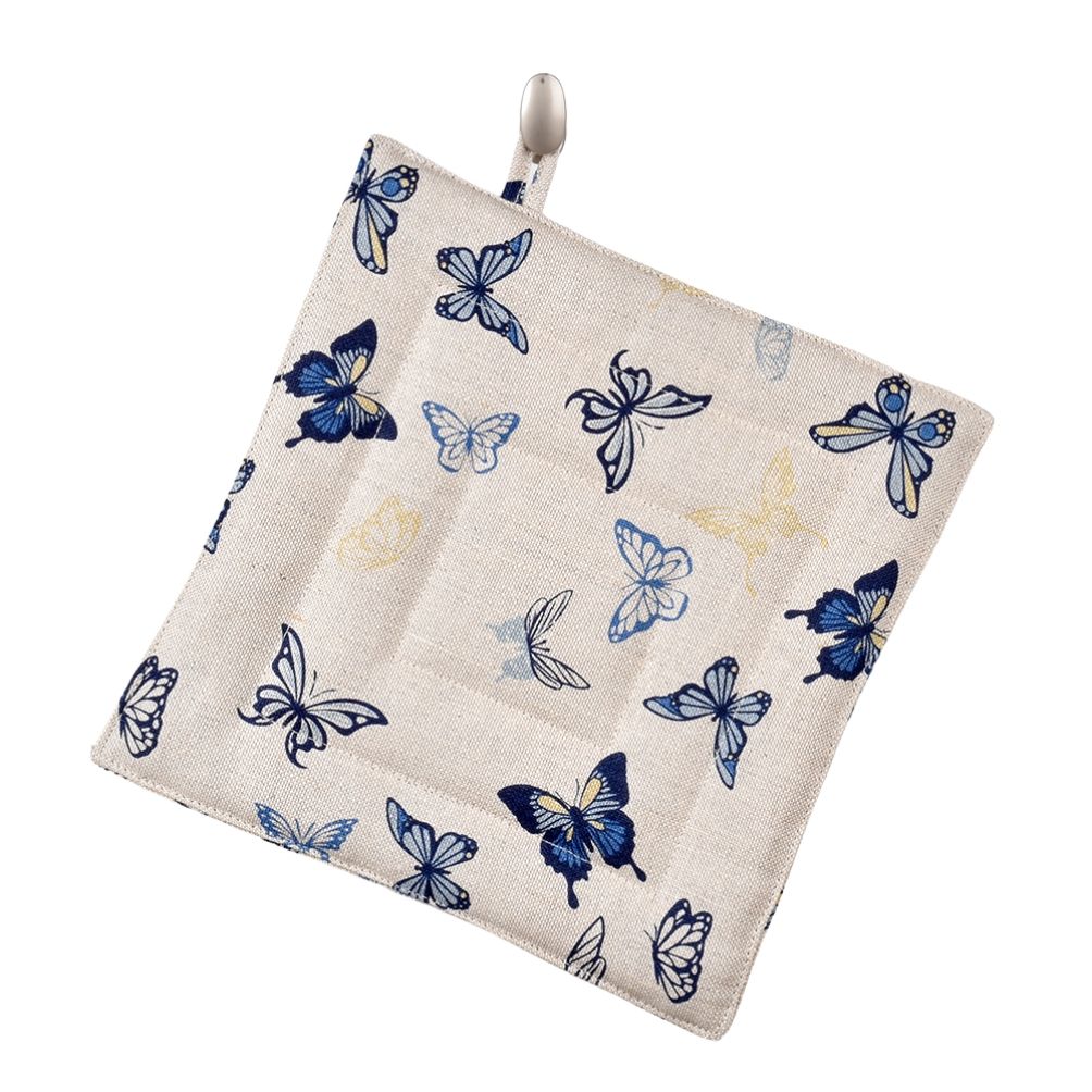 Pot holder Blue butterflies