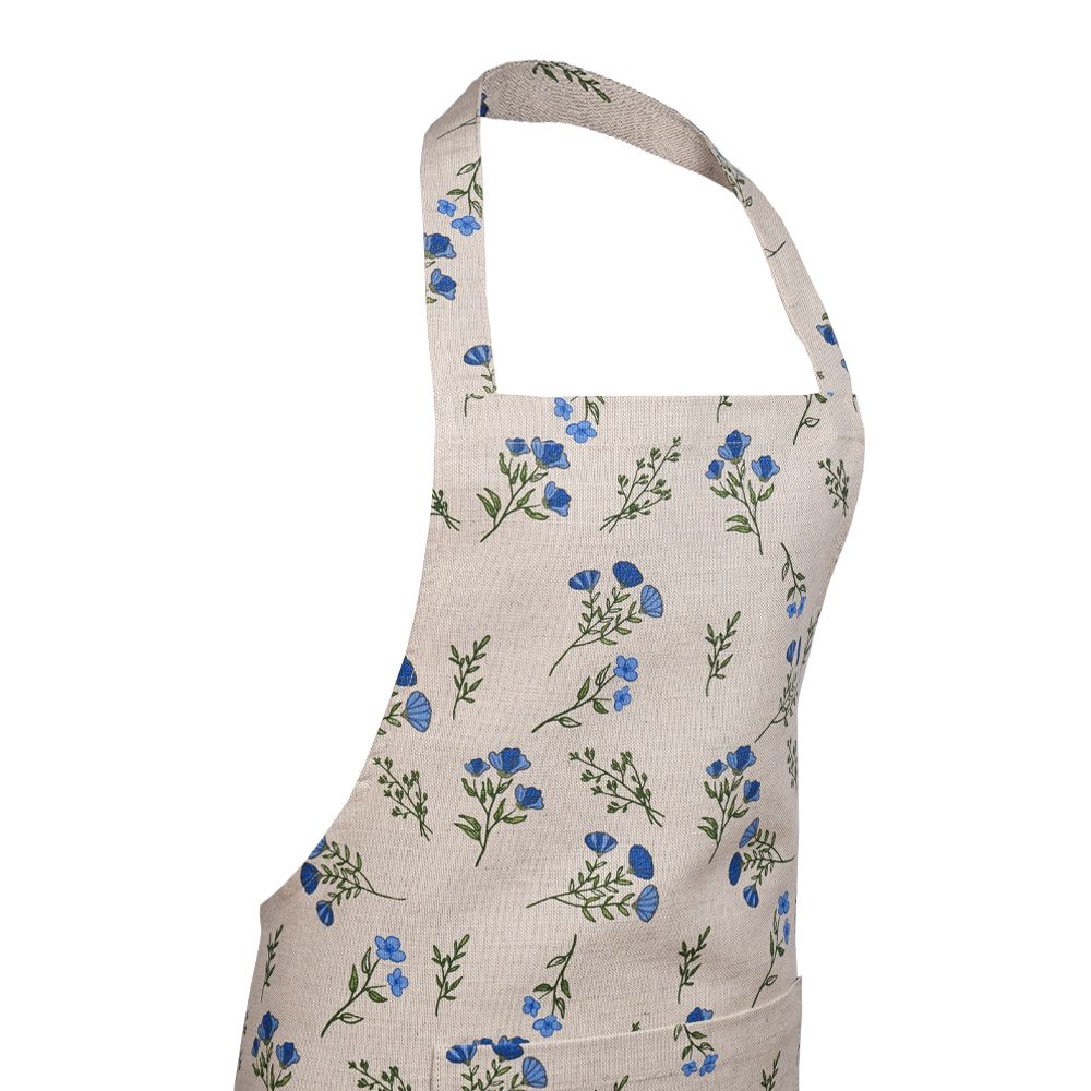 Apron Blue linen