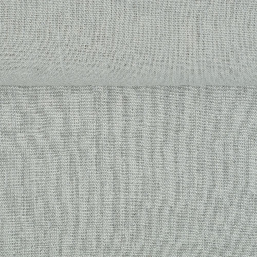 Washed bluish grey colour linen fabric, 280 g/m²