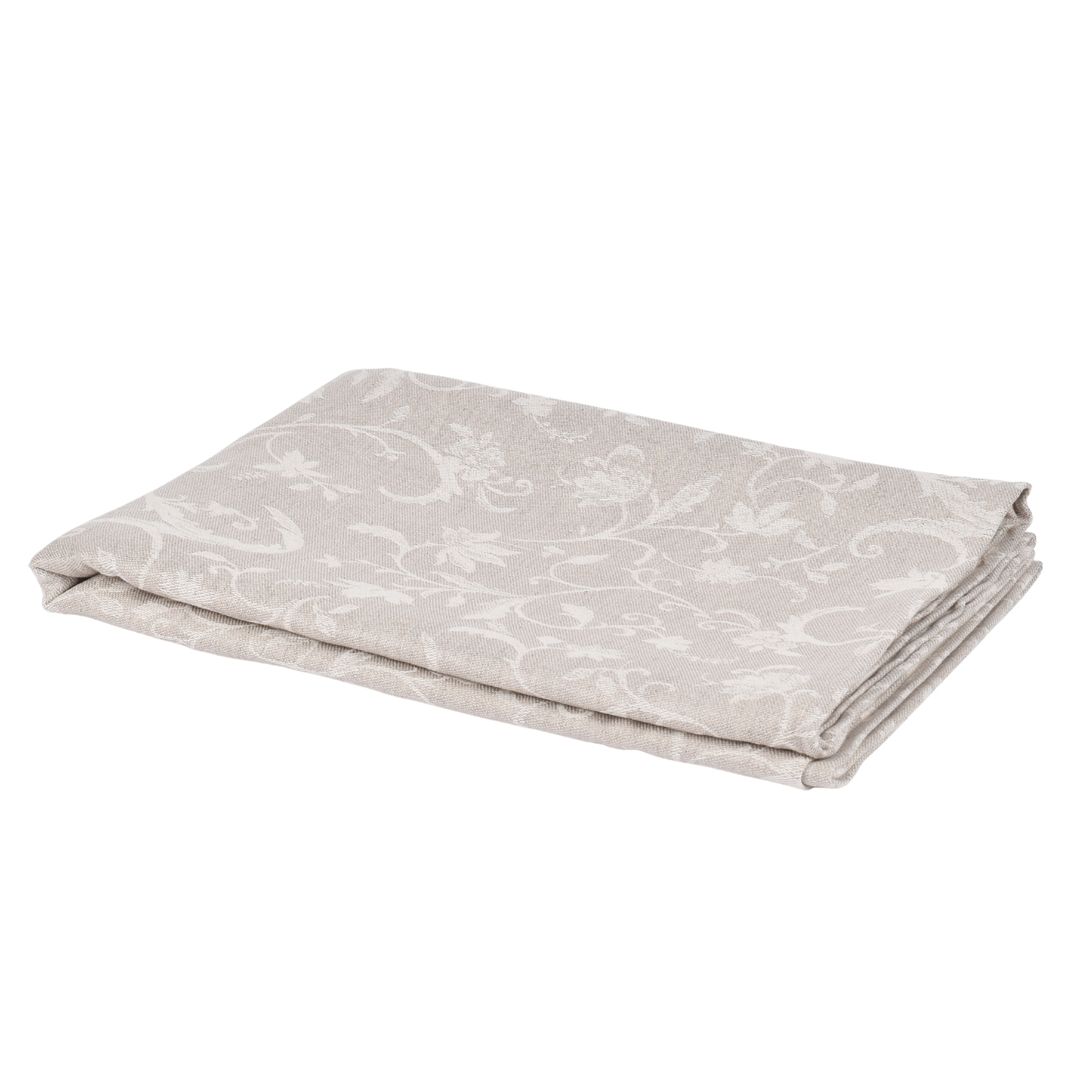 Jacquard tablecloth Bindweed in natural color, several sizes