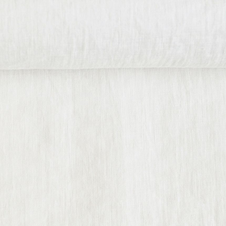 Platus pieno baltumo minkštintas audinys, 172 g/m² (Kipa)