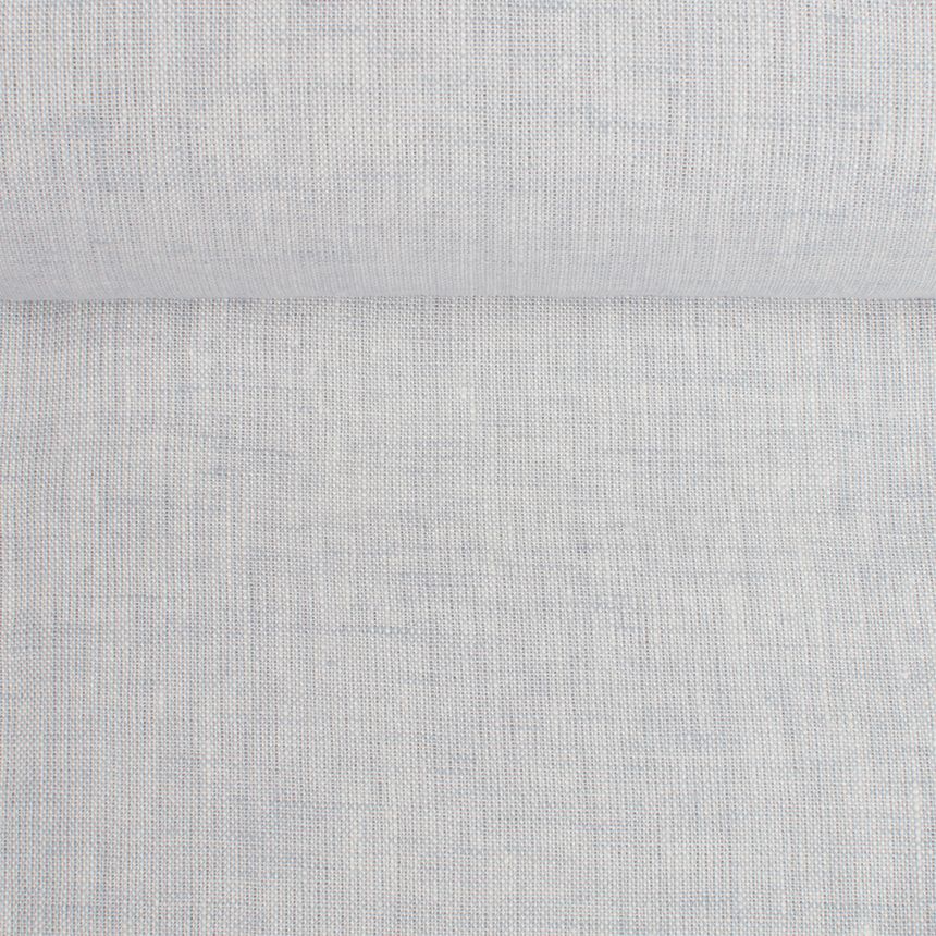 Platus šviesiai melsvas minkštintas audinys, 180 g/m²