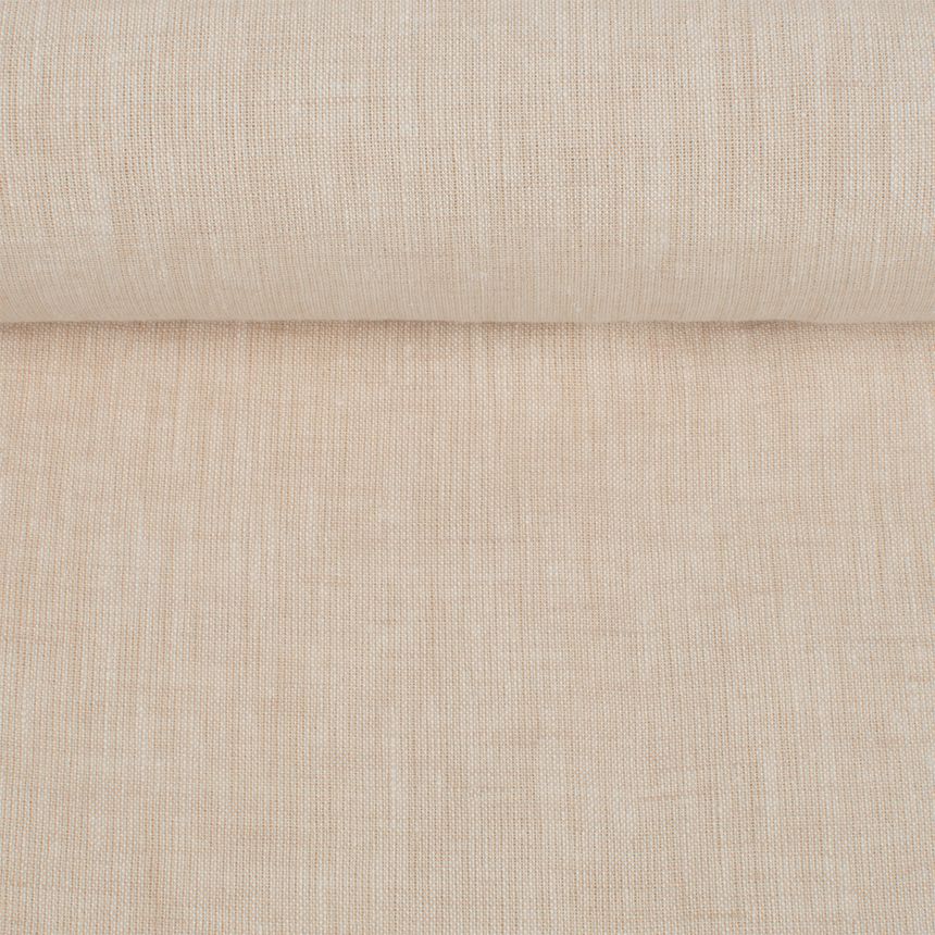 Platus šviesiai rusvas minkštintas audinys, 180 g/m² (Kipa)