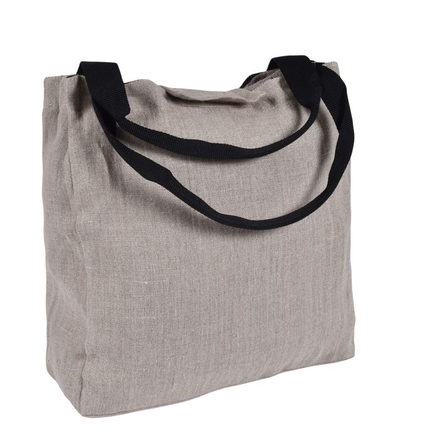 Linen bag with fastening