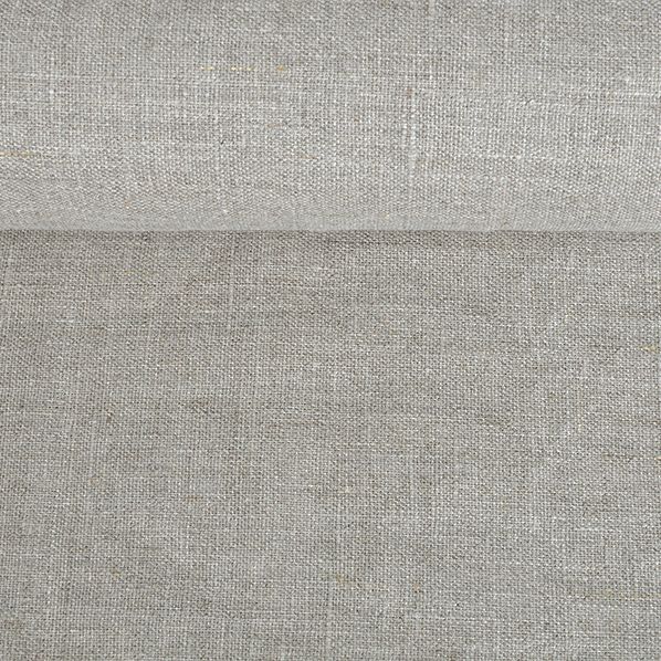Natural linen fabric, 230 g/m²