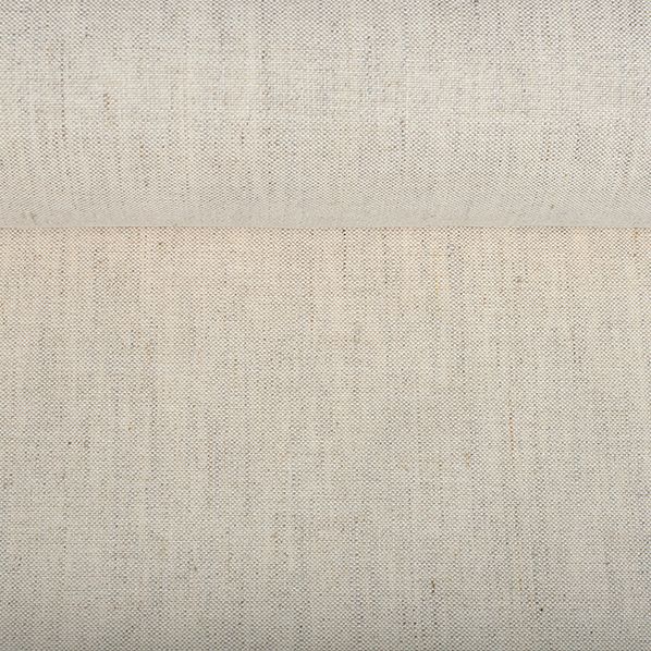 Grey semi-linen fabric, 190 g/m²