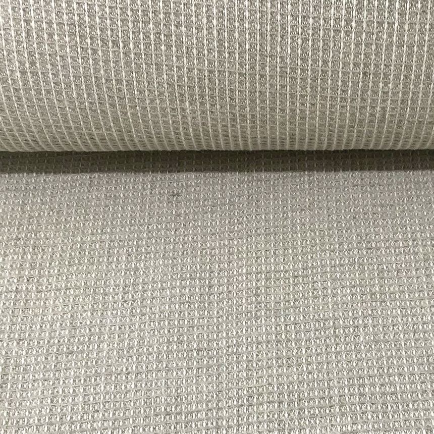 Waffle weave washed linen fabric, 230 g/m²