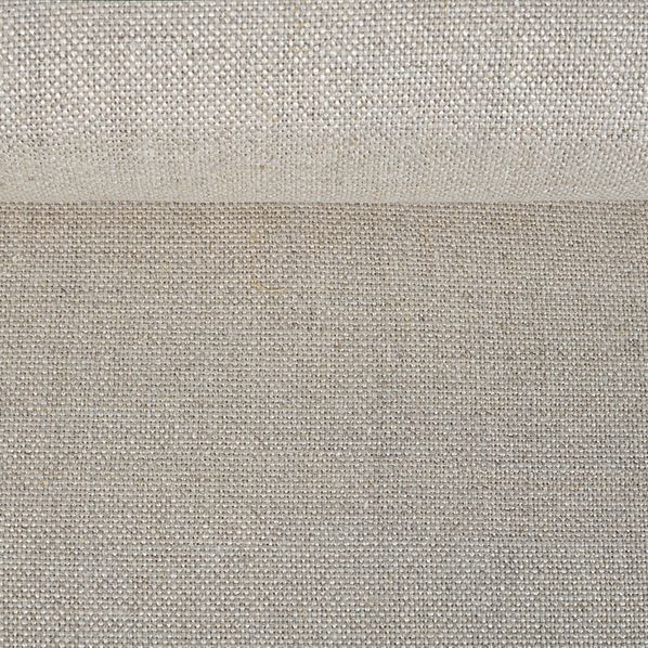 Solid and rough linen fabric, 340 g/m²