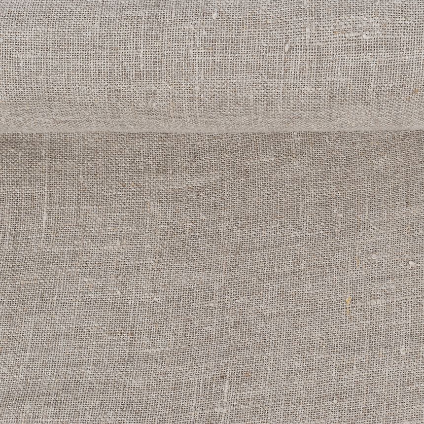 Natural  linen fabric, 182 g / m²