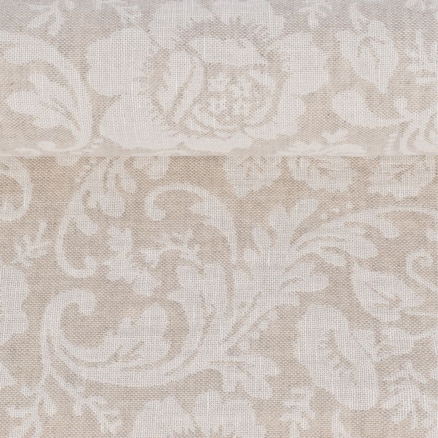 Double sided fabric in floral pattern, 235 g/m²