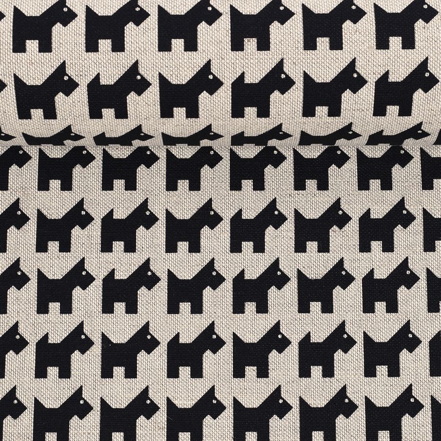 Printed fabric Schnauzer, 240 g/m²