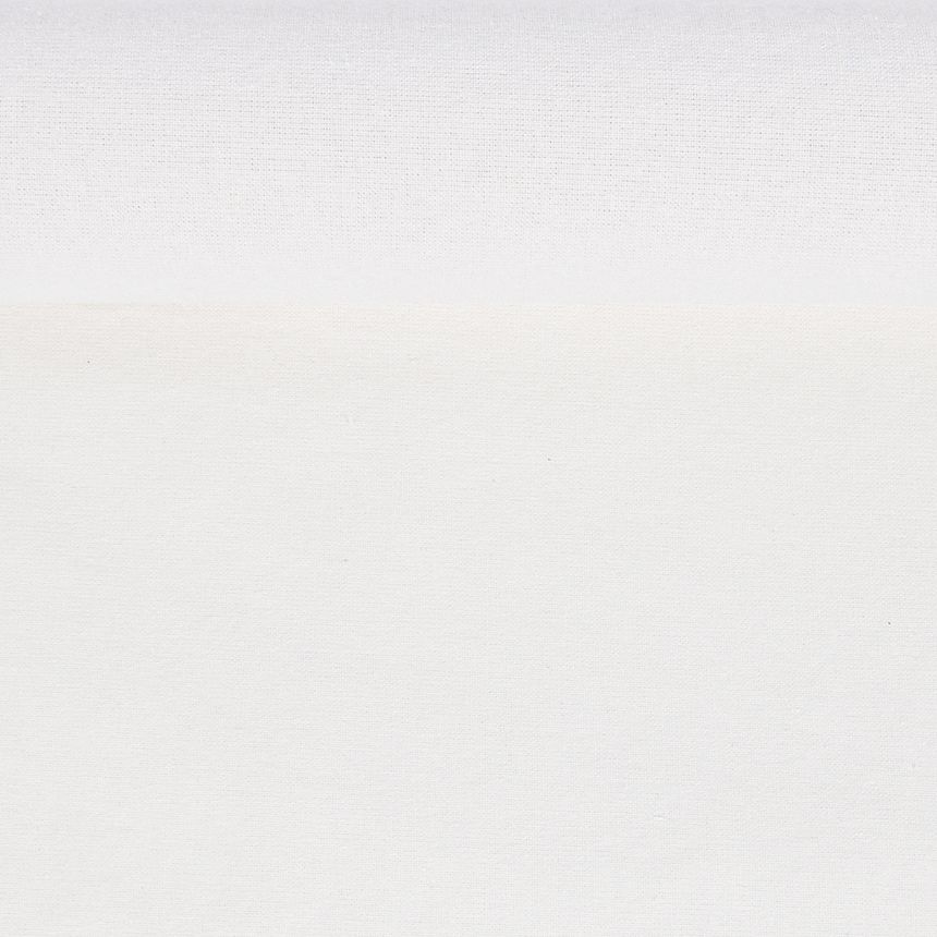 White fabric from recycled yarn, 198 g/m²