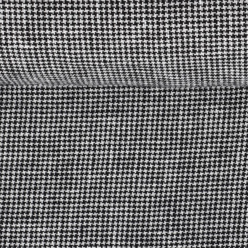 Washed linen fabric Goose feet, 195 g/m²