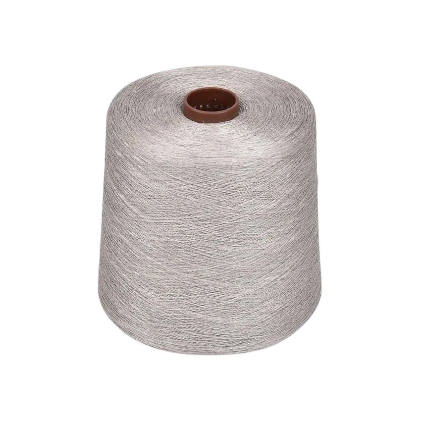 One thread linen yarn bobbin in natural colour (darker), V 68 tex, (1,01 kg) - No. 4