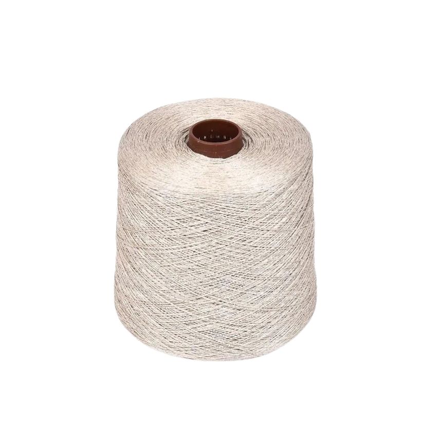 Two threads linen yarns bobbin in natural colour, V 56x2 L, (0,96 kg) - No. 9