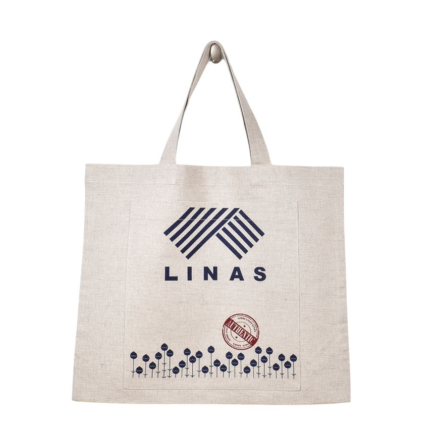 Gift souvenir bag with Linas logo, 39x44 cm