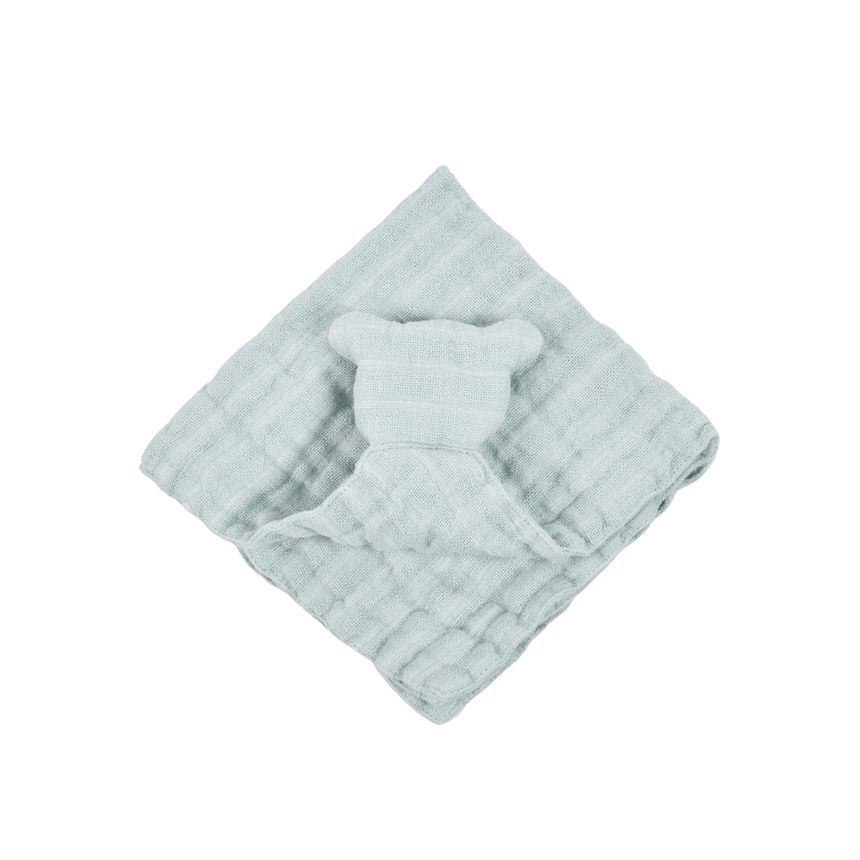 Mint color babies comforter Teddy Bear