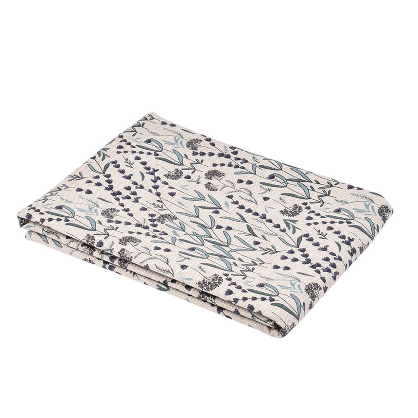 Water-pro natural colour tablecloth Lavender, 145x200 cm