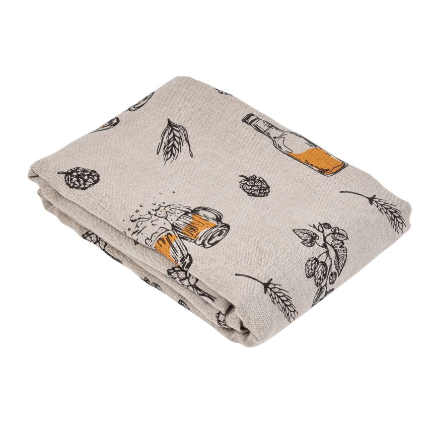 Water-pro natural colour tablecloth Hop, two sizes