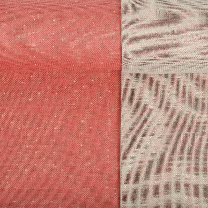Dvipusis šviesiai rožinis audinys, 220 g/m²