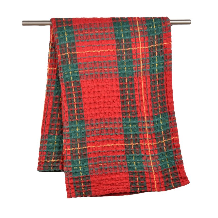 Waffle pattern tea towel