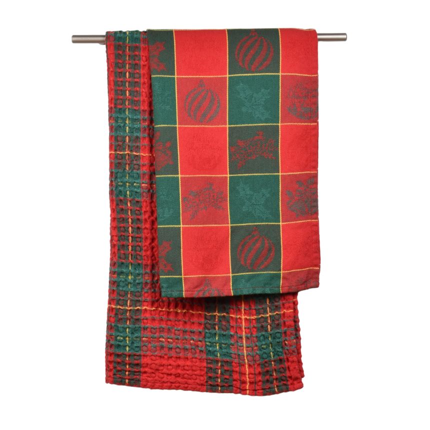 A kitchen towel set Festive