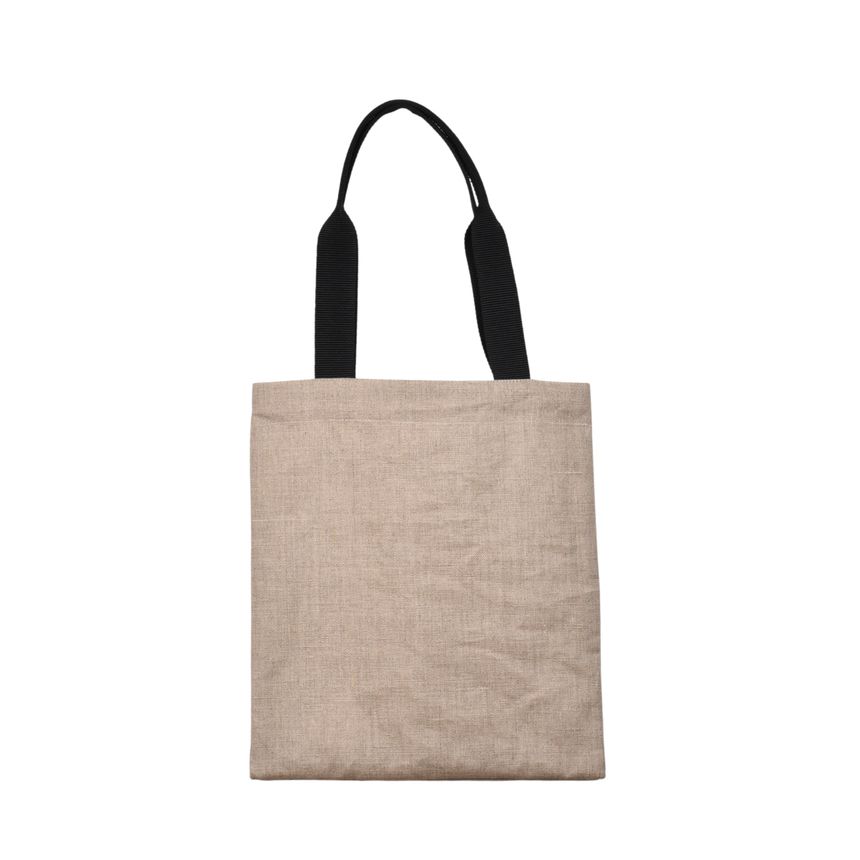 Small impregnated bag in natural linen color
