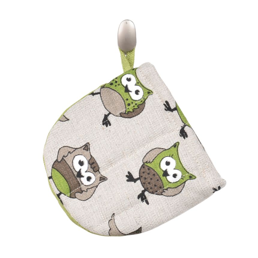 Mini mitten Green owls