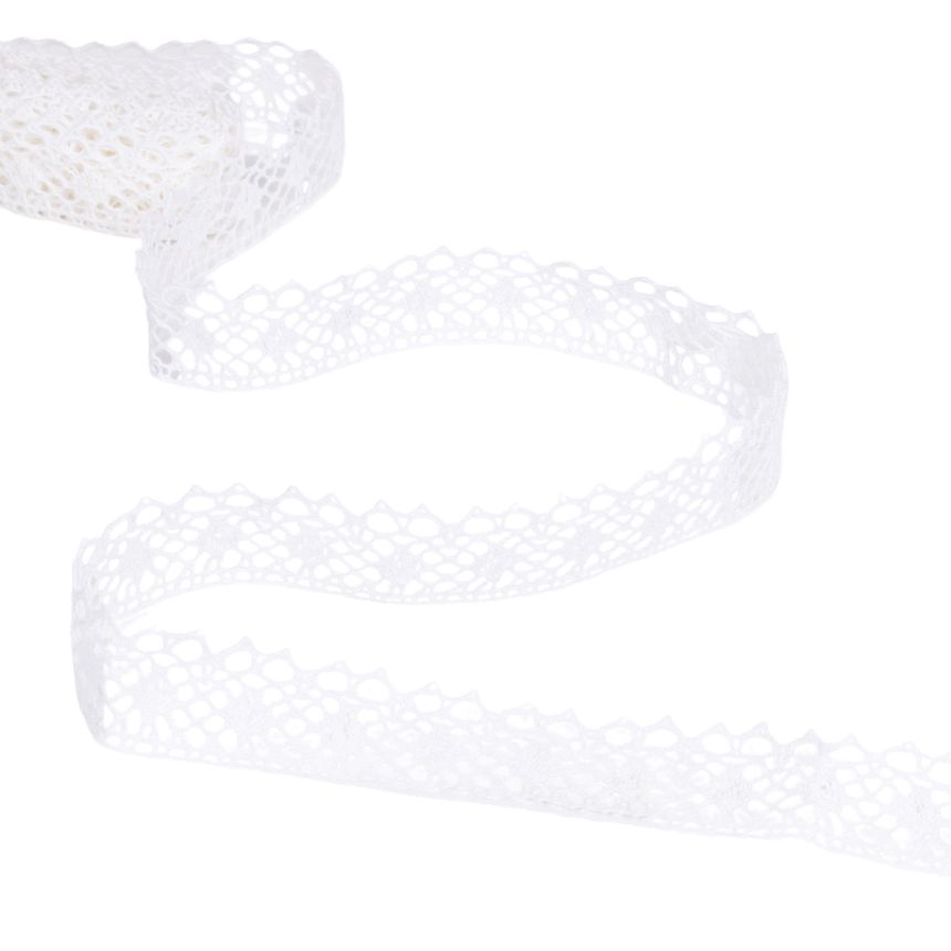 White linen lace White Rowan, 1 m
