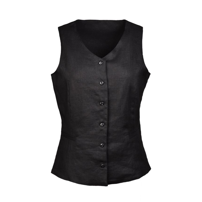 Linen vest Elita