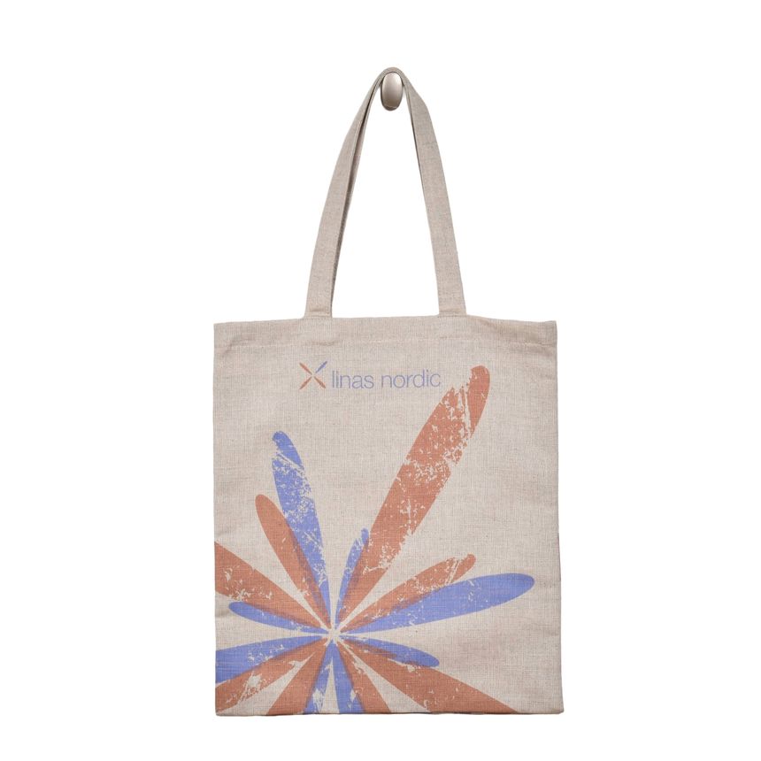 Small linen bag Linas nordic, 27x30 cm