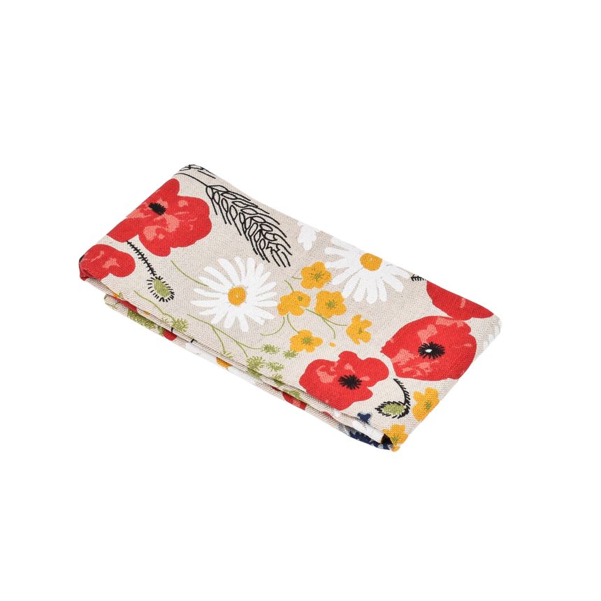 Squere small tablecloth Meadow flowers, 72x72 cm