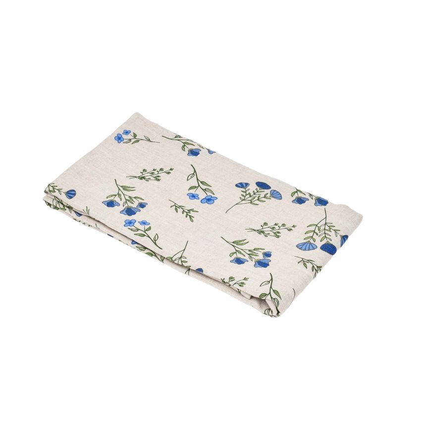Runner Blue linen, 45x228 cm