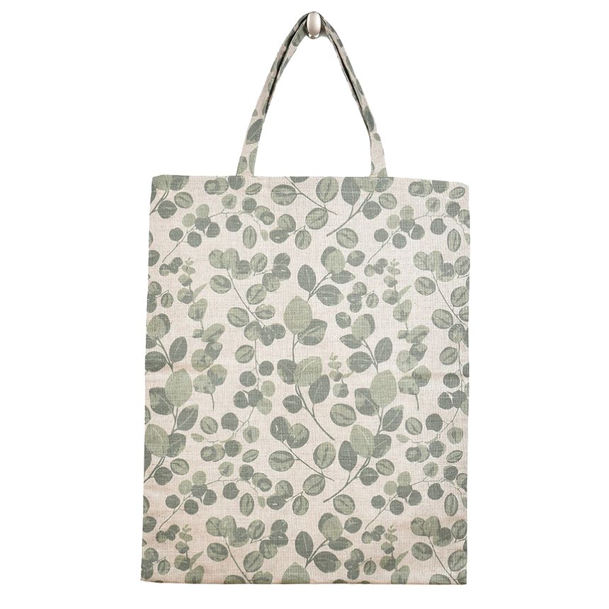 Linen shopping bag Eucalyptus