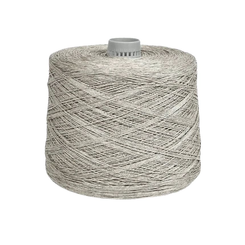 Four threads linen yarns in natural colour (darker), V 68x4 L, (1,07 kg) - bobbin No. 16