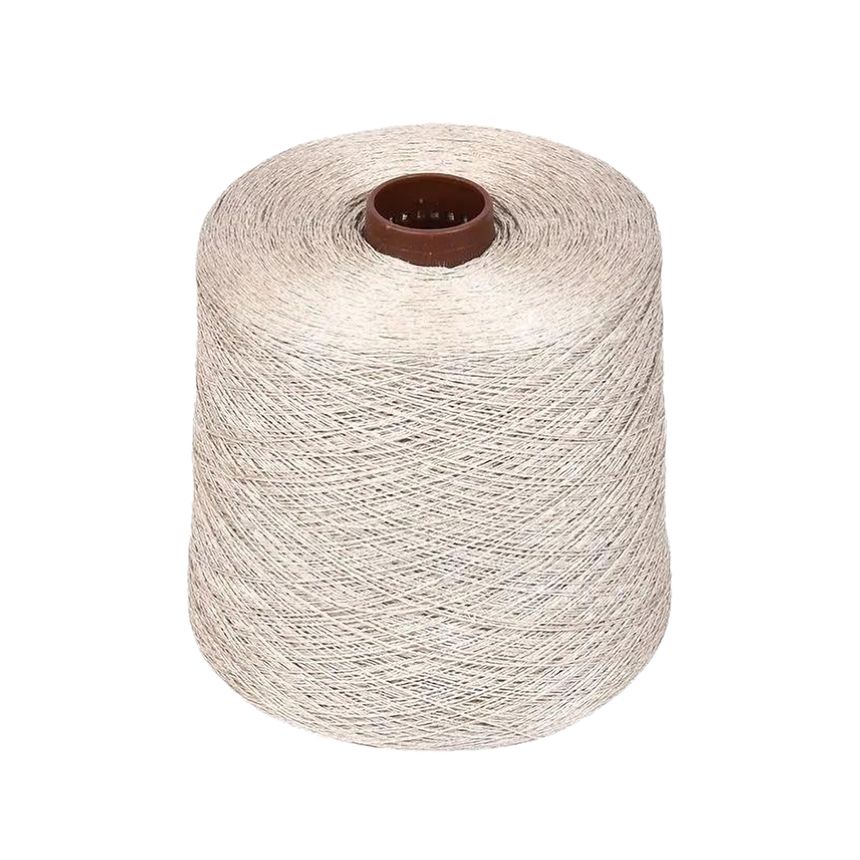 Two threads linen yarns bobbin in natural colour, V 68x2 L, (0.93 kg) - No. 8