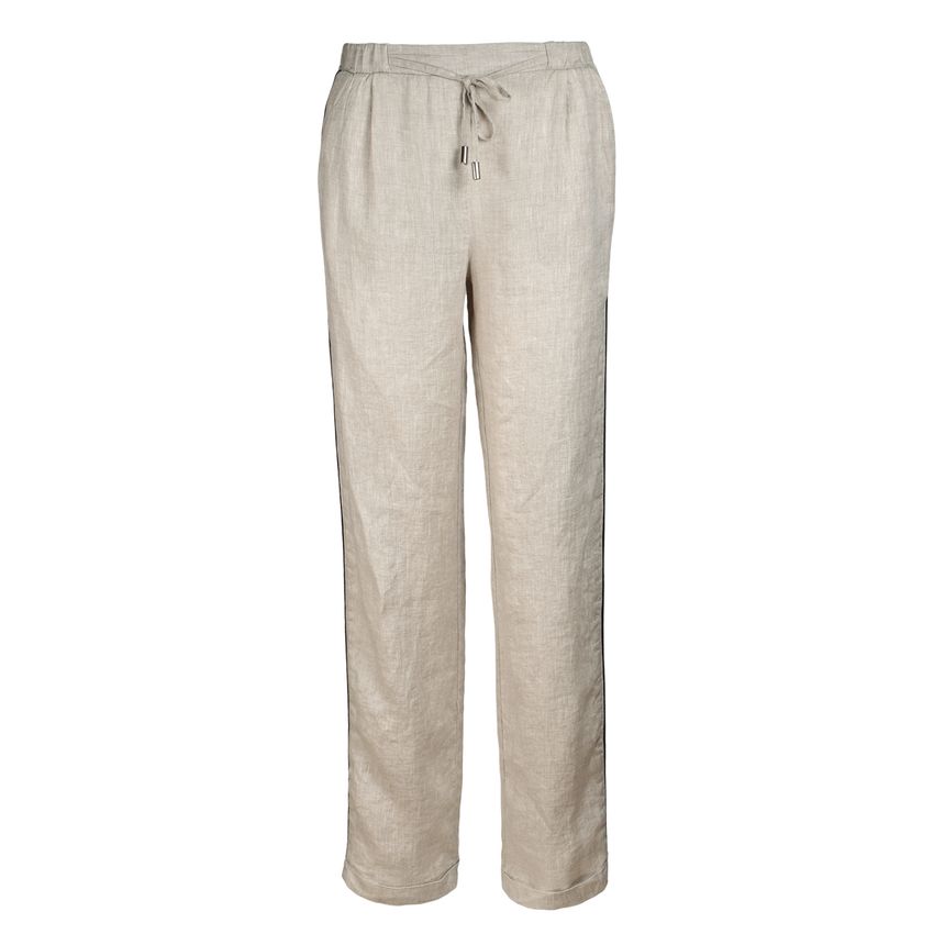 Lininės laisvalaikio kelnės Home Wear