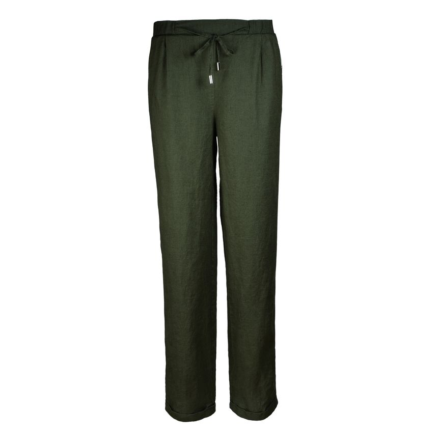 Lininės laisvalaikio kelnės Home Wear