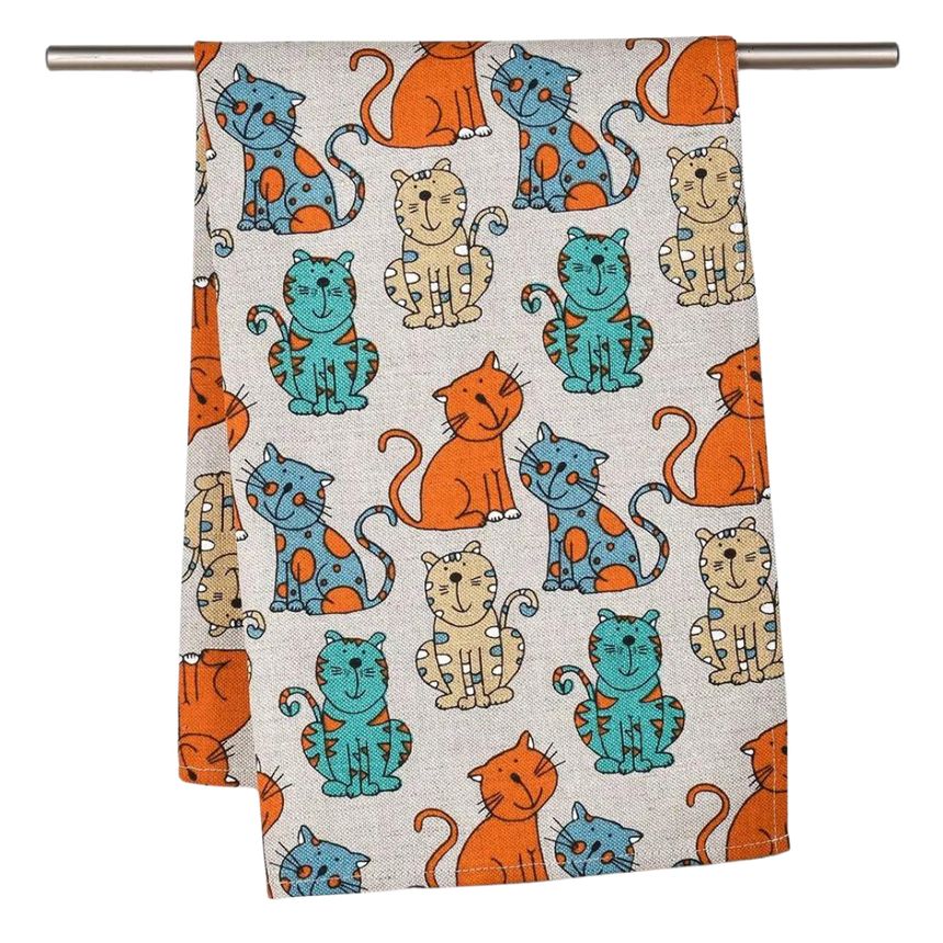 Towel Bright cats