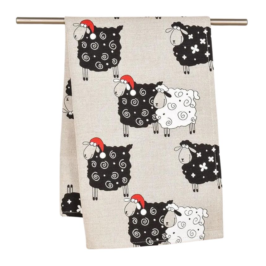 Towel Sheep with red hats