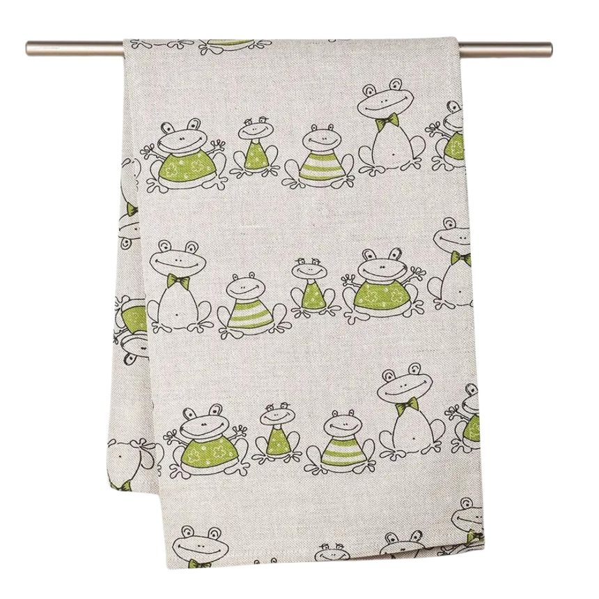 Towel Green frogs